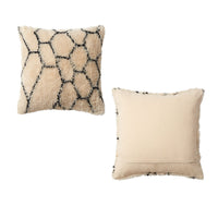 Thumbnail for Accessorize Alba Natural Black Filled Square Cushion