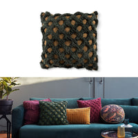 Thumbnail for Bedding House Betula Green Filled Square Cushion