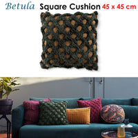 Thumbnail for Bedding House Betula Green Filled Square Cushion