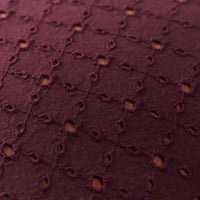 Thumbnail for Bedding House Chelsy Plum (Also Known as Purple) Square Filled Cushion 40cm x 40cm