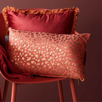 Thumbnail for Bedding House Felidea Terra Filled Oblong Cushion
