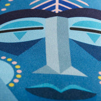 Thumbnail for Bedding House Mascarade Blue Filled Square Cushion