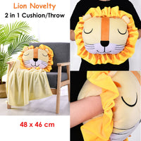Thumbnail for Happy Kids Lion Novelty Cushion/Throw