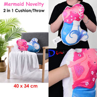 Thumbnail for Happy Kids Mermaid Novelty Cushion/Throw