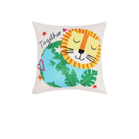 Thumbnail for Happy Kids Our Planet Filled Square Cushion