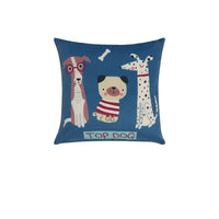 Thumbnail for Happy Kids Puppy Club Filled Square Cushion