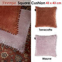 Thumbnail for Bedding House Svenja Mauve Filled Square Cushion