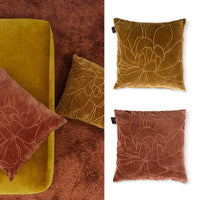 Thumbnail for Bedding House Thalia Terracotta Filled Square Cushion