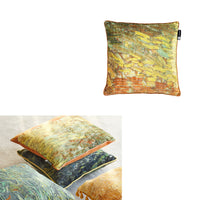 Thumbnail for Bedding House Van Gogh Paint Ochre Filled Square Cushion
