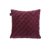 Thumbnail for Bedding House Vercors Luxury Cotton Velvet Filled Square Cushion - Purple