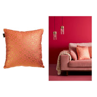 Thumbnail for Bedding House Wavey Pink Quality Design Filled Cotton Cushion 40 x 40 cm