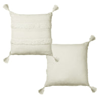 Thumbnail for Accessorize Indra Cotton Cushion Cover Off White