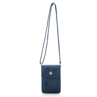 Thumbnail for PIP Studio Velvet Quilted Dark Blue Phone Bag