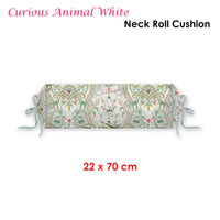Thumbnail for PIP Studio Curious Animal White Neck Roll Cushion