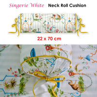 Thumbnail for PIP Studio Singerie White Neck Roll Cushion