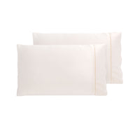 Thumbnail for Accessorize 300TC Deluxe Essentials Satin Standard Pillowcases Cream