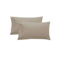 Thumbnail for Pair of Pure Cotton 250TC Standard Pillowcases Latte