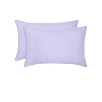 Thumbnail for Vintage Design Homewares Pair of Lilac French Linen Standard Pillowcases 48 x 73cm