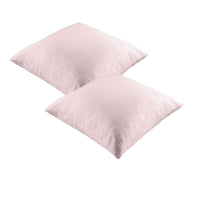 Thumbnail for Vintage Design Homewares Pair of 100% Linen European Pillowcases Blush