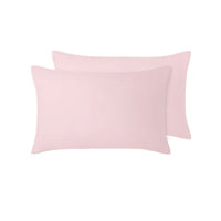 Thumbnail for Vintage Design Homewares 100% Linen Pair of Standard Pillowcases Blush 48 x 73 cm