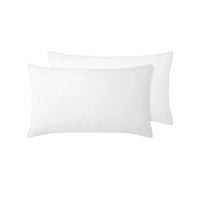 Thumbnail for Vintage Design Homewares 100% Linen Pair of Standard Pillowcases White 48 x 73 cm