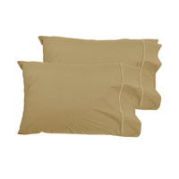 Thumbnail for Grand Aterlier Pair of Queen Sized Pillowcases - Royal Gold