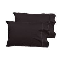 Thumbnail for Grand Aterlier Pair of Queen Sized Pillowcases - Walnut