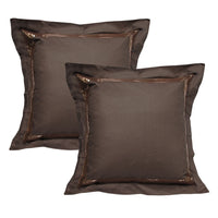 Thumbnail for Accessorize Pair of Sequins Chocolate European Pillowcases 65 x 65 cm