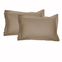 Thumbnail for Accessorize 325TC Pair of Tailored Standard Pillowcases Mocha