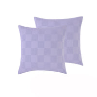 Thumbnail for Accessorize Pair of Tipo Lilac Chenille European Pillowcases 65 x 65cm