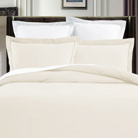 Thumbnail for Grand Aterlier Pima Cotton Ivory Quilt Cover Set King