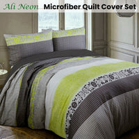 Thumbnail for Big Sleep Ali Neon Quilt Cover Set Double