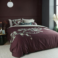Thumbnail for Bedding House Van Gogh Blossom Dark Red Cotton Quilt Cover Set King