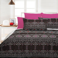 Thumbnail for Accessorize Bosa Pink Quilt Cover Set - King