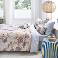 Thumbnail for PIP Studio Cece Fiore White Cotton Quilt Cover Set Queen
