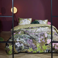 Thumbnail for Bedding House Charming Green Cotton Sateen Quilt Cover Set King