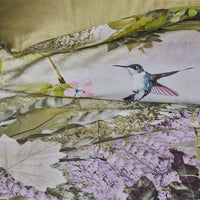 Thumbnail for Bedding House Charming Green Cotton Sateen Quilt Cover Set Queen