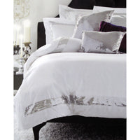 Thumbnail for Accessorize Sequins White Cotton Quilt Cover Set Single