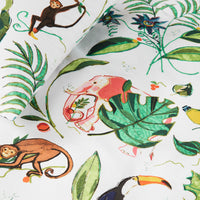 Thumbnail for Bedding House Crazy Jungle Multi Cotton Quilt Cover Set Single