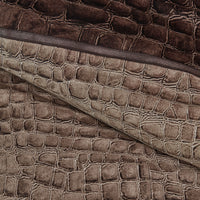 Thumbnail for Riviera Maison Croco Brown Cotton Quilt Cover Set Queen