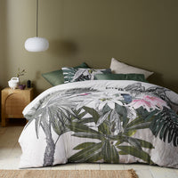 Thumbnail for Accessorize Curiosity Washed Cotton Printed Quilt Cover Set Queen