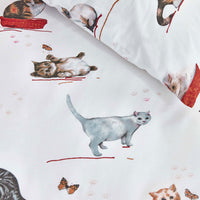 Thumbnail for Bedding House Cute Cats Cotton Quilt Cover Set Single