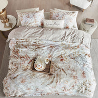 Thumbnail for Riviera Maison Everlasting Natural Cotton Quilt Cover Set King