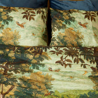 Thumbnail for At Home Idyllic Green Quilt Cover Set King