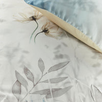 Thumbnail for Bedding House Isabelle Light Blue Cotton Sateen Quilt Cover Set King