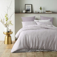 Thumbnail for Accessorize Java Silver Jacquard Quilt Cover Set Queen