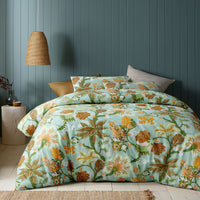 Thumbnail for Accessorize Kienze Washed Cotton Printed Quilt Cover Set King