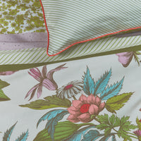 Thumbnail for Oilily Line Flower Cotton Sateen Quilt Cover Set King