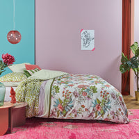 Thumbnail for Oilily Line Flower Cotton Sateen Quilt Cover Set Queen