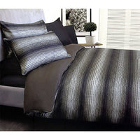 Thumbnail for Accessorize Lizard Brown Jacquard Quilt Cover Set Double